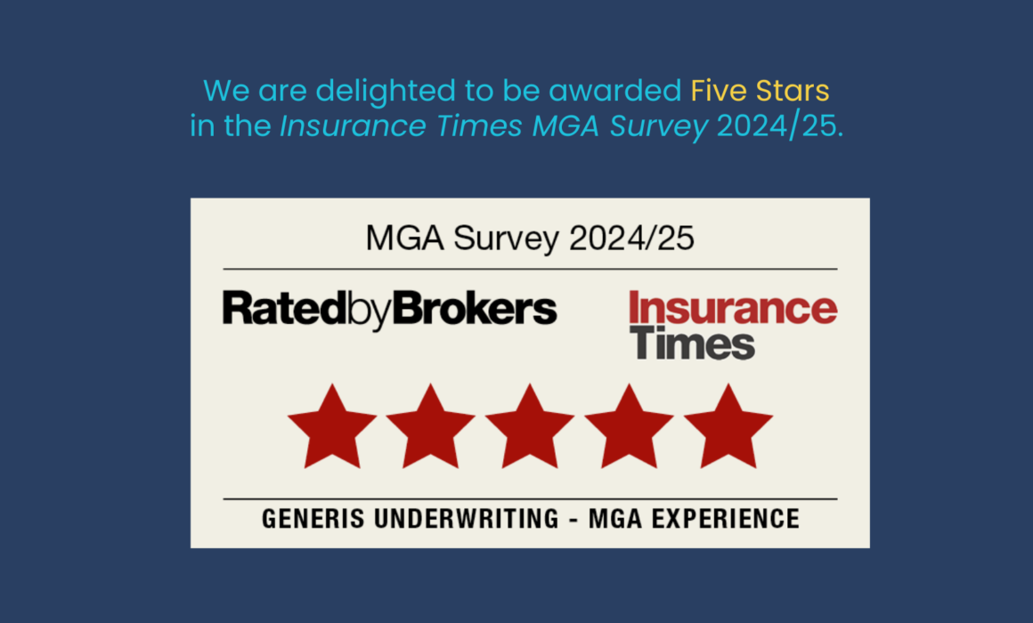 Five Stars - Insurance Times MGA Survey 2024/25